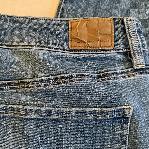 American Eagle Outfitters Distressed Blue Boyfriend Jeans - Picture 8 of 10